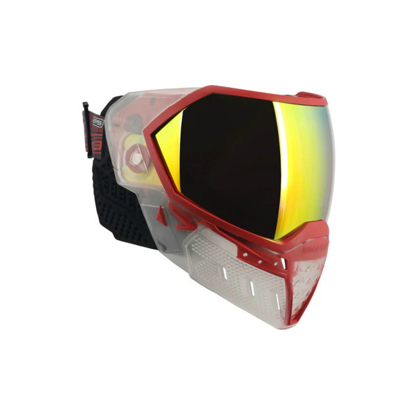 Masque EVS Crystal SE Clear/Red avec lentille Fire Mirror — vue 8