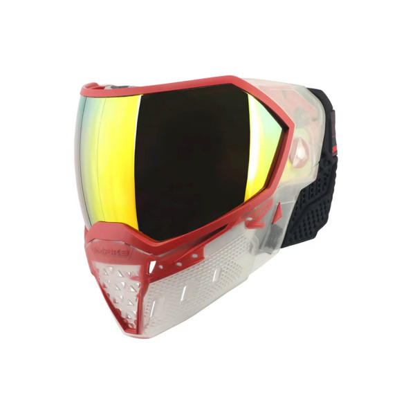 Masque EVS Crystal SE Clear/Red avec lentille Fire Mirror — vue 10