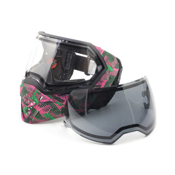 Masque Empire EVS Geo Grunge SE avec lentilles Thermal Ninja et Thermal Clear — vue 11