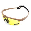 Lunettes Battle Pro Thermal Tan/Jaune - Nuprol