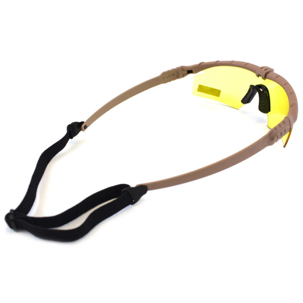 Lunettes Battle Pro Thermal Tan/Jaune - Nuprol — vue 4