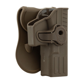 Holster rigide Quick Release pour pistolet type Glock 17 Droitier — vue 5
