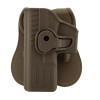 Holster rigide Quick Release pour pistolet type Glock 17 Gaucher — vue 6