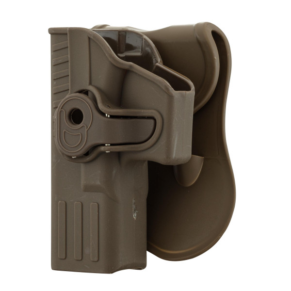 Holster rigide Quick Release pour pistolet type Glock 17 Gaucher — vue 7