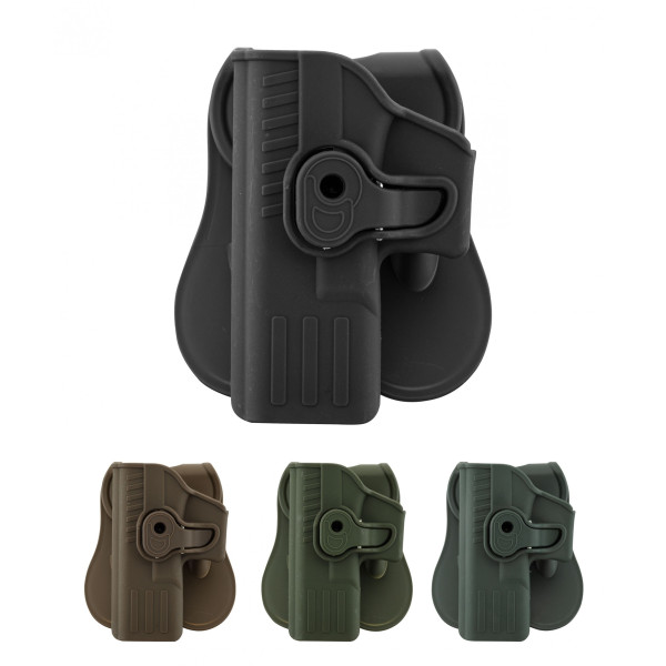 Holster rigide Quick Release pour pistolet type Glock 17 Gaucher — vue 9