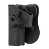 Holster rigide Quick Release pour pistolet type Glock 17 Gaucher — vue 20