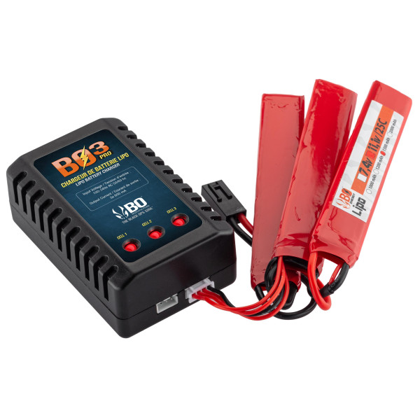 Chargeur de batterie BO3 LiPo 7,4V et 11,1V — vue 2
