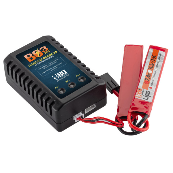 Chargeur de batterie BO3 LiPo 7,4V et 11,1V — vue 3
