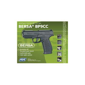Réplique airsoft pistolet Bersa BP9CC GBB c02 — vue 2