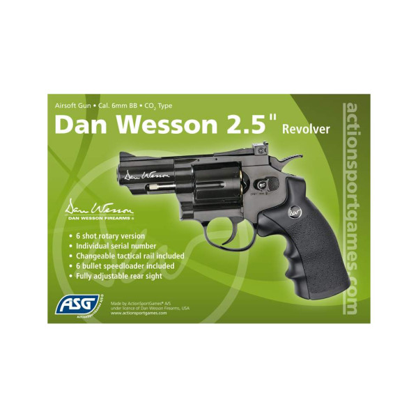 Réplique airsoft revolver Dan Wesson 2.5'' CO2 — vue 6