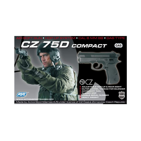 Réplique CZ 75d compact gnb — vue 4