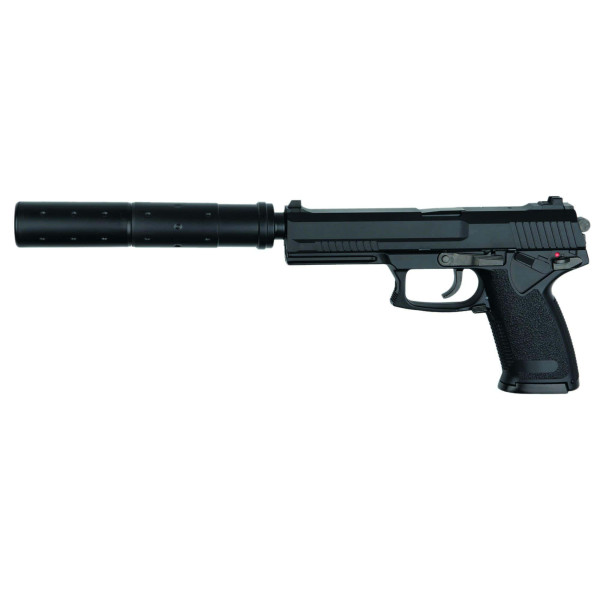 Réplique airsoft pistolet MK23 full set Noir gaz GNB — vue 5