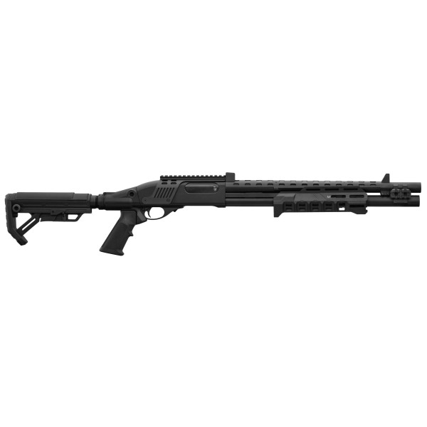 Fusil à pompe Gaz M870 Strike Industries noir airsoft — vue 3
