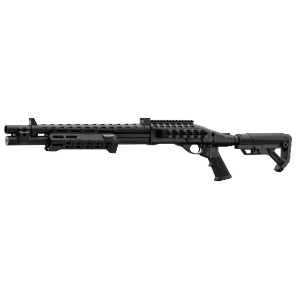 Fusil à pompe Gaz M870 Strike Industries noir airsoft — vue 4
