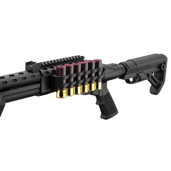 Fusil à pompe Gaz M870 Strike Industries noir airsoft — vue 16