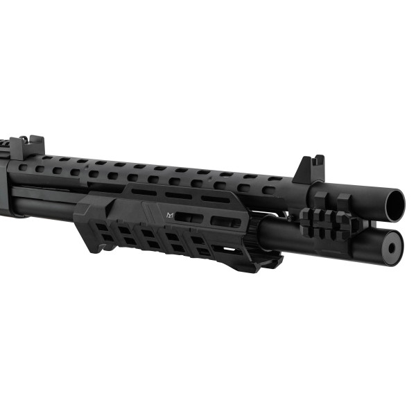 Réplique de fusil à pompe M870 Strike Industries noire — vue 2