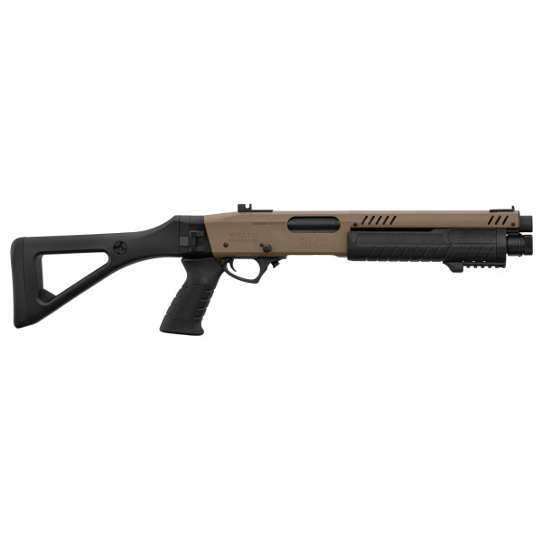 Réplique fusil à pompe FABARM STF12 initial TAN Gaz — vue 6