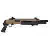 Réplique fusil à pompe FABARM STF12 Short Tan Gaz — vue 3