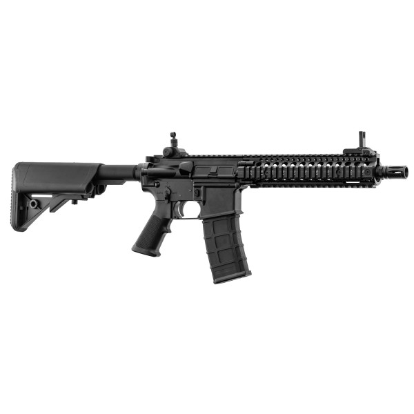 Réplique GBBR Daniel Defense MK18 Golden Eagle Noir — vue 17