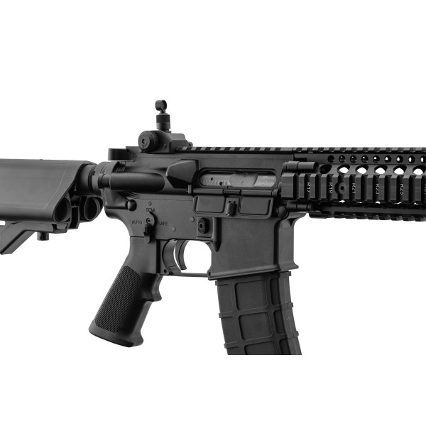 Réplique GBBR Daniel Defense MK18 Golden Eagle Noir — vue 19