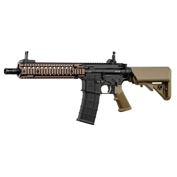 Réplique GBBR Daniel Defense MK18 Golden Eagle Tan — vue 4