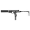 Réplique airsoft Vorsk SMG VMP-1X gris avec silencieux — vue 2