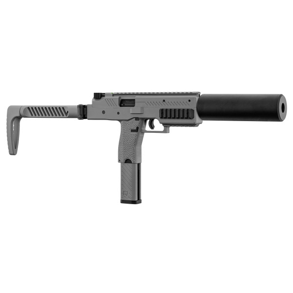 Réplique airsoft Vorsk SMG VMP-1X gris avec silencieux — vue 7