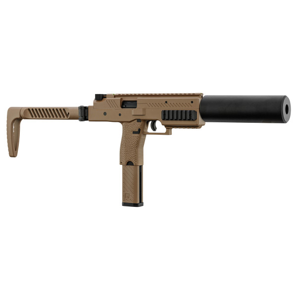 Réplique SMG VMP-1X Tan avec silencieux — vue 3