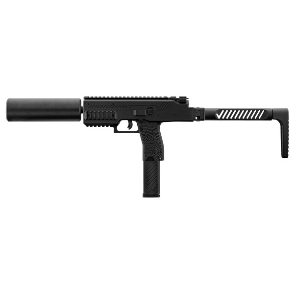 Réplique SMG VMP-1X Noire avec silencieux — vue 2