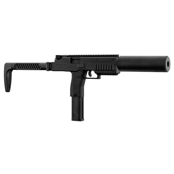 Réplique SMG VMP-1X Noire avec silencieux — vue 7