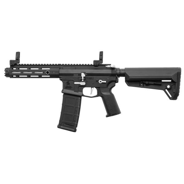 Réplique AEG LT-32 Hellion Noir/Silver NSR pack complet — vue 4