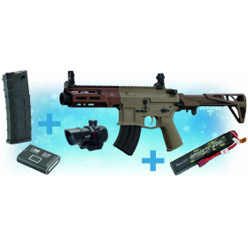 Pack de Noel réplique M923A AEG double eagle + chargeur + red dot + batterie Lipo + chargeur de batterie — vue 2
