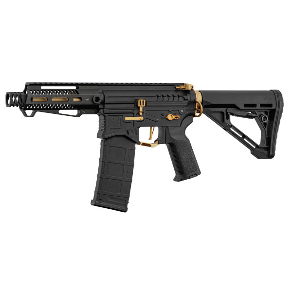 Réplique R15 mod 1 Zion Arms noire et or garde main court — vue 4