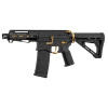 Réplique R15 mod 1 Zion Arms noire et or garde main court — vue 4