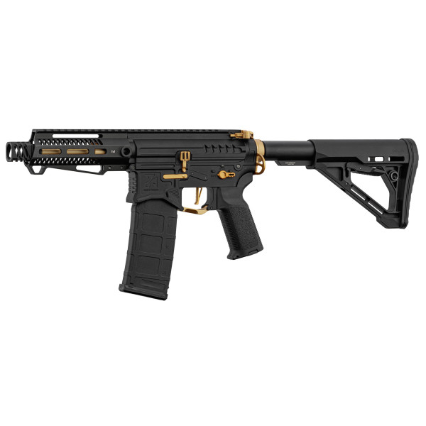 Réplique R15 mod 1 Zion Arms noire et or garde main court — vue 12