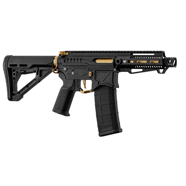 Réplique R15 mod 1 Zion Arms noire et or garde main court — vue 16
