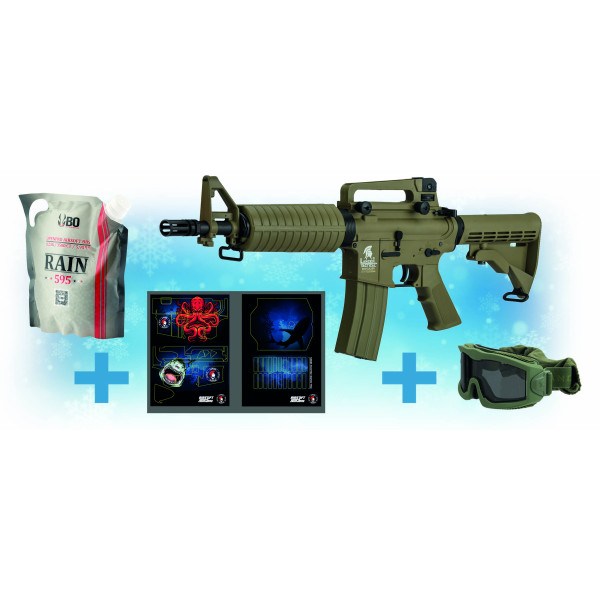 Pack de Noel replique M4 COMMANDO AEG Skin Shark — vue 2