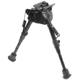 Bipied tête articulée ou fixe 5 positions 15-22 cm