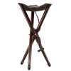 Siège trépied pliant bois - Luxe 65 cm — vue 2
