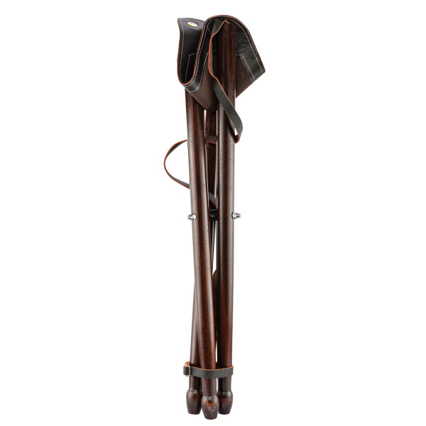 Siège trépied pliant bois - Luxe 65 cm — vue 3