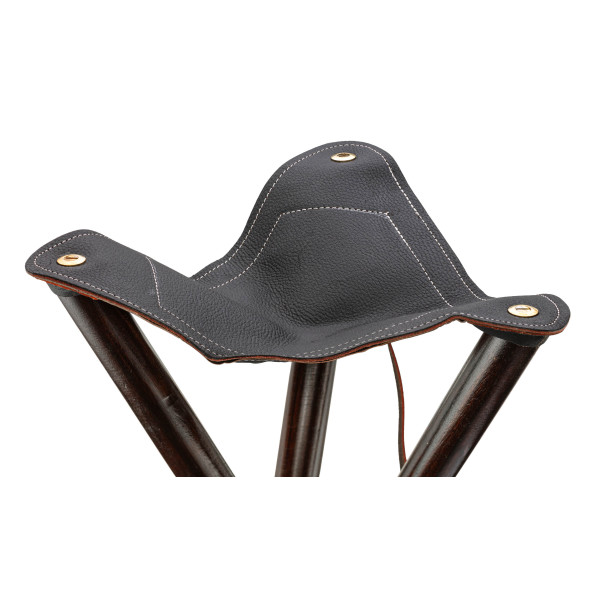 Siège trépied pliant bois - Luxe 65 cm — vue 4