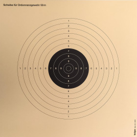 250 cibles T. A. R. 820 34 x 34 cm