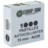 Pastilles autocollantes noires diam. 15 ou 19 mm — vue 3