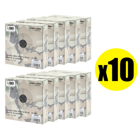 Pack Cibles cartonnées 14 x 14 cm Shoot Again (x10)