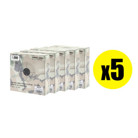 Pack Cibles cartonnées 14 x 14 cm Shoot Again (x5)