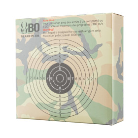100 cibles cartons 14 x 14 cm — vue 2