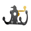 Cible mobile sur pivot corbeau Cal 4.5 mm — vue 2