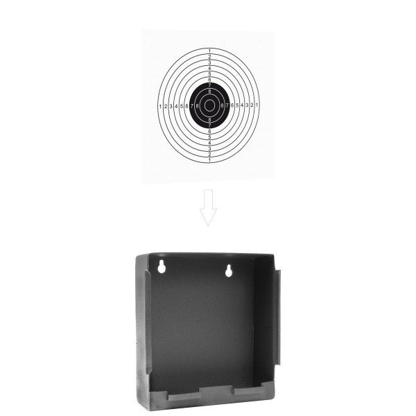 Porte-cible 14 x 14 cm BO Manufacture plat — vue 2