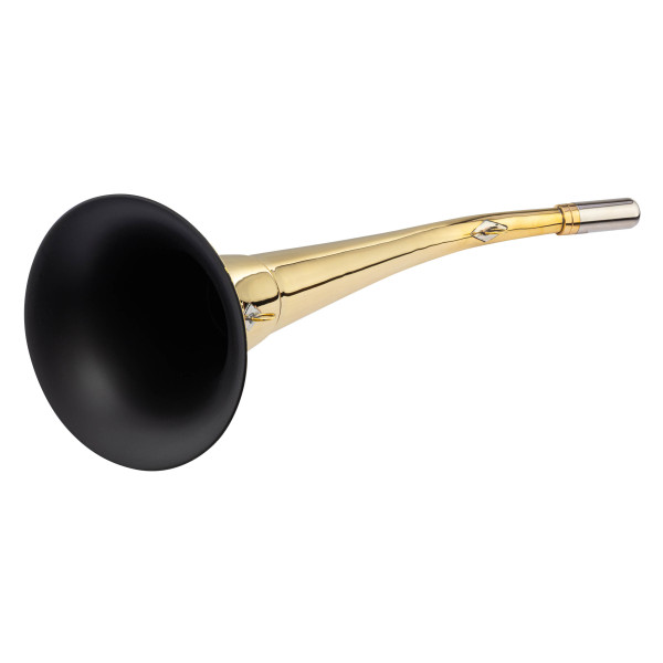 Corne ronde Compiègne 40 cm laiton poli — vue 5