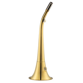 Corne ronde Compiègne 45 cm laiton poli